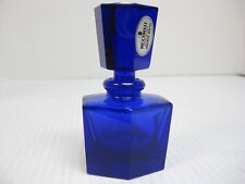 VINTAGE BICCHIELLI BLUE PERFUME BOTTLE (EMPTY) MADE IN ITALY picture