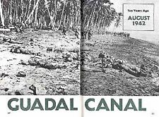 GUADALCANAL 1952 10th ANNIVERSARY PICTORIAL * 26 PHOTOS * WORLD WAR II BATTLE picture