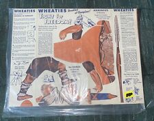 Vintage 1940’s Wheaties Cereal Box Panel Fight For Freedom Arminius Of Germany picture