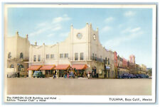 c1930's Foreign Club Building and Hotel Tijuana Baja California Mexico Postcard picture