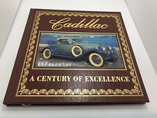 Cadillac- A Century of Excellence- Leather Bound Book Gold MetroBooks picture