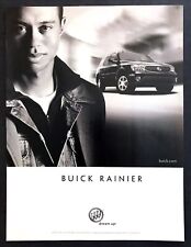 2005 Tiger Woods in Jean Jacket photo Dream Up Buick Rainer SUV promo print ad picture