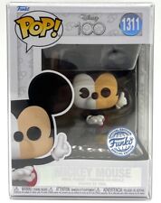 Funko Pop Disney 100 Mickey Split Color #1311 Special Edition w/Protector picture