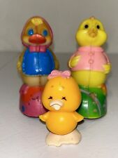Vintage Easter Toy Lot Of 3 Small Toys Chicks picture