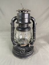 Vintage Dietz No. 2 D-Lite Black Lantern w/ Clear Globe LOC NOB *READ picture