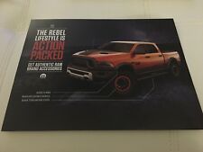 2016 Dodge RAM REBEL 2-page Original Sales Accessory Brochure picture