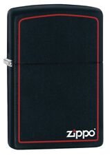 Zippo Classic Black and Red Windproof Lighter, 218ZB picture