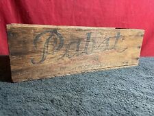 Vintage Pabst American Pasteurized Process Cheese Wooden Box Crate picture
