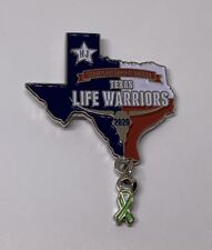 Transplant Games Of America Texas Life Warrior 2020 Green Ribbon Lapel Pin (157) picture