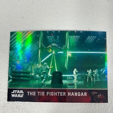 2016 Topps Chrome Star Wars Force Awakens THE TIE FIGHTER HANGAR #17 Refractor picture
