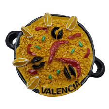 Valencia Fridge Magnet Souvenir Travel Spanish Food Paella Valencia Spain Gifts picture