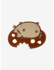 Pusheen Enamel PIN Lying on a Cookie Box Lunch Exclusive NEW Sealed SHIPS FREE picture