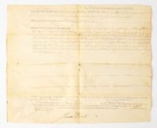 American Virginia Land Deed 1796 Signed by Governor James Wood (Rev. War Hero) picture