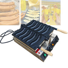 5Hole Electric Banana Shape Waffle Maker Stainless Nonstick Waffle Baker Machine picture
