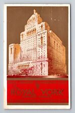 Toronto-Ontario, The Royal York, Advertisement, Vintage c1954 Souvenir Postcard picture