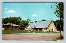 Omaha NE-Nebraska, Panoramic St Philip Neri Church, Antique Vintage Postcard picture
