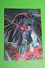 1993 Star Wars GALAXY SERIES 1 ETCHED FOIL INSERT #1 CARD DARTH VADER picture