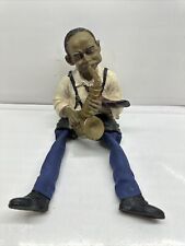 Rare Vintage Louis Armstrong figurines soft legs porcelain bodies and boots picture