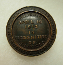 1915 PPIE Exposition Lapel pin  April 10, 1915  In Recognition of Service picture