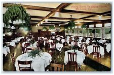 c1910's Interior Of Dining Room Ye Alpine Tavern Mt. Lowe California CA Postcard picture