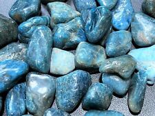 Tumbled Blue Apatite (3 Pcs) Polished Crystal Gemstones Rocks Natural picture