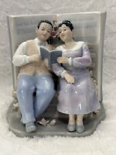 Lladro Style Sweet Peace The Gift Of Gods Love Figurine Cross On The Bible Heavy picture