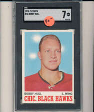 1970 topps bobby Hull Chicago Black Hawks sgc 7 nm trading card bm picture