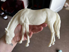 Breyer resin Classic Model Horse Grazing Stallion- White Resin Ready To Paint picture