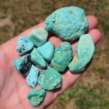 NATURAL CRIPPLE CREEK TURQUOISE ROUGH COLORADO USA 89.5 GRAMS picture