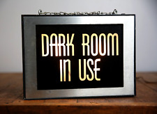 Vintage McPhilben Dark Room Photography Lighted Sign lamp Film Cameras Etc picture
