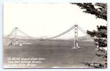 Postcard RPPC Golden Gate Bridge Zan Photo San Francisco California picture