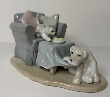 Vintage Home Buddies-Chow Time-Porcelain Figurine 5 1/2