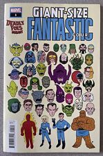GIANT SIZE FANTASTIC FOUR #1 Deadly Foes Variant Marvel Comics 2024 picture
