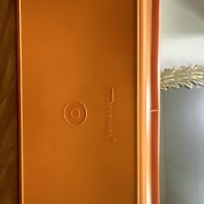 Vintage Tupperware Storage Container Rectangle Orange picture