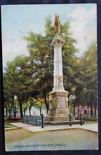 Elyria, OH, Soldiers Monument & Park, postmarked 1908, pub Rotograph picture