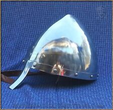 Phrygian shaped Norman helmet,2mm mild steel Norman helmet,viking norman helmet picture