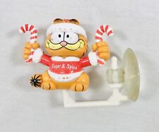 1981 Garfield Sugar & Spice Santa Claus Christmas Suction Cup Rotating Figure picture