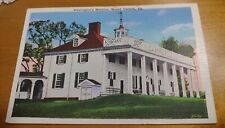 Vtg Washington's Mansion Mount Vernon Postcard Virginia 36191 Reynolds George  picture