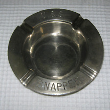 Military WW2 Submarine USS Snapper (SS-185) Metal Ashtray Portsmouth Navy Yard picture
