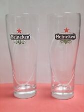 Set Of 2 Genuine Authentic Heineken Beer Glassware 0.25L picture