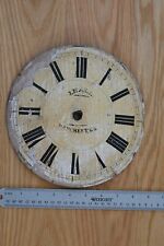 Vintage clock dial, early 1800's?  J HALL Manchester, English or Swedish picture