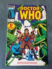 Doctor Who #1 1984 Marvel Comic Book John Wagner Dave Gibbons Cover NM picture