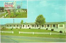 Gettysburg Pennsylvania Stuart's Motel Front View Postcard picture