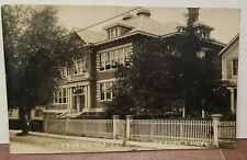  LYNBROOK NEW YORK HIGH SCHOOL HOUSE VINTAGE real photo postcard  rppc USED  picture