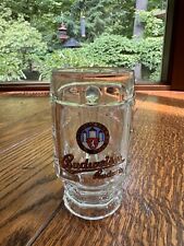 Vintage 1982 Budweiser Budvar Dimpled Glass Beer Steins picture