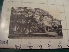 Vintage postcard; UNUSED -- DINING ROOM & COTTAGE, BAYCREST, HARBORSIDE, ME picture