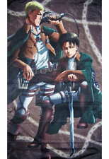 Tapestry Levi Ackerman Erwin Smith Life-Size Multi-Cross Attack On Titan Seven N picture