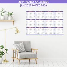 2024 Dry Erase Calendar – Large Yearly Wall calendar 2024, 38.2'' x 25.2'', 2-Si picture