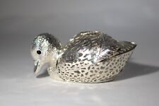 Christofle France Lumiere Silver Plate Duckling Animal Figurine picture