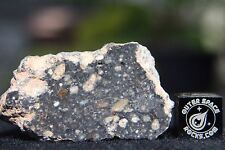 NWA 11266 Official Lunar Feldspathic Regolith Breccia Meteorite 15.7g polished picture